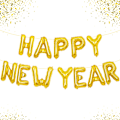 Miniatyrbild 1 av 5: 2 set 16 tum Happy New Year 2025 Folieballonger Nyårsnummerballonger Glad Nyårsafton Festtillbehör för Nyår