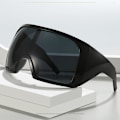 Miniatyrbillede 8 af 8: Dame Herre Oversized Punk Solbriller UV400 sky Black-Mirrored Red