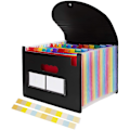 Miniatyrbild 1 av 4: A4-dokumentmapp, 24 fack dragspelsmapp, plast