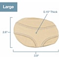 Miniatyrbillede 5 af 5: Ball of Foot Pads Metatarsal Cushions til Metatarsalgi, Arthritis og Sesamoid Smertelindring 1 Par (Large, 2stk)