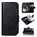Miniatyrbillede 1 af 4: iPhone 7/8/SE (2020/2022) - Wallet Case med 9 Kortpladser - Sort