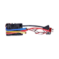 Miniatyrbillede 1 af 7: 60A RC Børsteløs Vandtæt Elektronisk Hastighedsregulator ESC til 1/10 Fjernstyret Bil