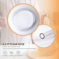 Miniatyrbillede 3 af 5: 3/8in Automatisk hævert med klemme 6,5 fod slange til aftapning af flasker med fødevaregodkendt fri plastslange