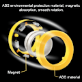 Miniatyrbillede 3 af 4: Magnetiske Fidget Ringe Gul