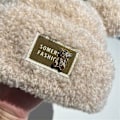 Pikkukuva 8 / 9: Naisten Söpö Karhun Korva Pehmohattu Talvi Lämmin Korvasuoja Ratsastus Hiihto Pipolaki khaki