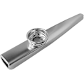 Miniatyrbilde 3 av 5: Kazoo-instrument i sølvfarget aluminiumlegering med 3 membraner - perfekt til fest, gave og instrumental akkompagnement