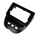 Miniatyrbilde 1 av 5: 2 Din 10,1 tommers bilradio fasciaramme for 107 C1 2005-2014 dashbord installasjonssett