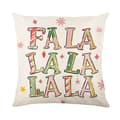 Julepynt Puter Trekk, 18 x 18 Tommer Sett med 4 Vinterferie Fest Putetrekk Dekorasjon for Sofa
