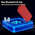 Miniatyrbild 4 av 4: Bluetooth-högtalare, bärbar trådlös utomhushögtalare med inbyggd mikrofon