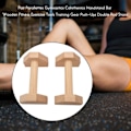 Pikkukuva 3 / 5: 1 Pari Paralleettia Voimistelu Calisthenics Käsilläseisontapuu Puinen Kuntoiluväline Harjoittelu Pus