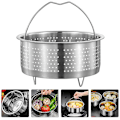 Miniatyrbillede 3 af 3: Vegetabilsk Damper Knödel Damper Rustfrit Stål Damper Multi-use Bun Dampende Stativ