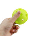 Pikkukuva 4 / 5: 72 mm vihreä Microsoft Practice Baseball 26-reikäinen pallo Weifu Floor Ball 12 kpl