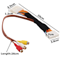 Miniatyrbilde 3 av 5: 28-pinners AV-videokabel for / Touch 2 og Entune-skjermer