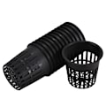 Miniatyrbillede 3 af 5: 15 stk. 4 tommer netkopper med slidset mesh bred læbe filter plante netpot spand kurv til hydroponics