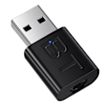 Miniatyrbilde 1 av 5: 4 i 1 trådløs Bluetooth Aux-adapter Bluetooth 5.3 Billadapter Mottaker Sender USB til 3,5 mm Jack Musikk Mikrofon Håndfri Adapter
