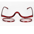 Miniatyrbillede 7 af 8: Roterende Forstørrelsesglas Makeup Briller Læsebriller +1.0~+4.0 sort black strength 1.0