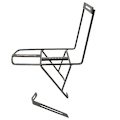 Miniatyrbillede 1 af 5: Cykel Front Bagagebærer Cykel Front Rack Cykel Kurve Hylde Cykling Cykel Stativ