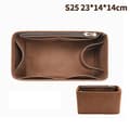 Bag Organizer Felt Fabric Insert 25 30 35 Makeup Handbag Ka