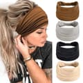 Pannband för kvinnor (4-pack), elastiskt löparbälte, yogapannband