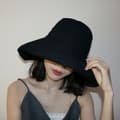 Miniatyrbild 3 av 5: Solid Color Fisherman Hat Foldable Fashionable Summer Hat for Commuting