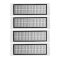 Pikkukuva 1 / 3: 4 st HEPA Filter Kompatibla med Xiaomi Roborock S5, S50, S51, S55, S6, MAXV White
