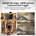 Miniatyrbild 3 av 8: Suntek HT-001B IP54 Vattentät Nightvision Åtelkamera /Jaktkamera multifärg one size