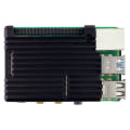 Miniatyrbilde 3 av 4: Passivt kjøleribbeskall i aluminium for Raspberry Pi 4 Black one size