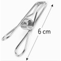 Miniatyrbilde 4 av 5: 12 dokumentklemmer i rustfritt stål Silver S