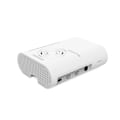Pikkukuva 2 / 2: Case / Skal med Fläkt och Kylflänsar Raspberry Pi 4 Vit White
