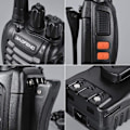 Miniatyrbillede 9 af 10: 2-Pack BaoFeng 888 S BF UHF Tvåvägsradio / Walkie Talkie Inbyggd LED-ficklampa Black