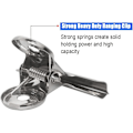 Miniatyrbilde 6 av 6: 10-Pack Bulldog Klämmor i Aluminium Silver M