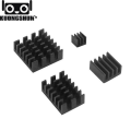 Pikkukuva 2 / 4: 4 st Kylflänsar Aluminium Raspberry Pi 4 Model B Svart Black