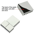 Miniatyrbillede 3 af 3: Køleribber Aluminium Raspberry Pi A, B, B+, 2, 3 osv. Silver