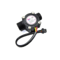 Miniatyrbild 2 av 2: Water Flow Meter Hall Effect Counter Sensor. Model: YF-S201 Svart