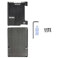 Miniatyrbilde 4 av 4: Passivt kjøleribbeskall i aluminium for Raspberry Pi 4 Black one size