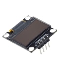 Miniatyrbillede 5 af 8: Blå / Gul OLED-skærm / Displaymodul 0,96" 4 ben 128X64 Black