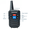 Miniatyrbillede 3 af 6: 2-Pack BaoFeng BF-C50 Lättvikts Tvåvägsradio / Walkie Talkie Black