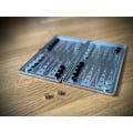 Miniatyrbilde 3 av 3: Magnetiskt Backgammon / Resebackgammon i Fickformat Spel Silver
