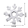 Miniatyrbilde 4 av 4: Multifunksjonelt verktøy med 18 funksjoner Snowflake Black