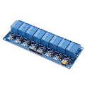 Miniatyrbild 5 av 8: 8-kanals lågnivåtriggerrelämodul med optokopplare 12V