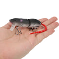 Miniatyrbild 8 av 8: Artificiell Simulerings Musform Bete Fiske Tillbehör med Diskantkrokar A