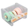 Miniatyrbild 7 av 8: Transparent Multi Masking Tape Cutter Dispenser Synlig Rullteiphållare för Hemmakontor Skola Orange