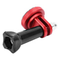 Miniatyrbild 5 av 8: Kamerafäste Adapter Aluminiumlegering Förlängningsarm Tillbehör för Insta360 ONE X/X2 Röd