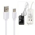 Miniatyrbillede 5 af 8: 100CM Hvidt USB-ladekabel Type C Interface Transmission Hurtig Opladning Datakabel til DJI OSMO ACTION Motion Camera