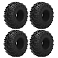 Miniatyrbillede 7 af 8: 4 stk. 130/58 mm Gummi RC Crawler Dæk med Svampeforing Strimmelmønster Universal RC Dele
