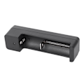 Miniatyrbillede 5 af 8: Sort PC Universal Single Slot USB Batterioplader Adapter LED Intelligent Opladning til Li Ion Celle 18650 26650 14500