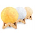 Miniatyrbild 9 av 10: 【03】Lamp - Moon Lamp 15 cm / Night Light - Moon Lamp - Adjustable color multifärg multifärg multicolor