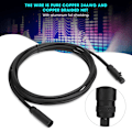 Miniatyrbillede 7 af 8: 3-Pin Mini XLR Han til Hun Audio Tilslutningskabel til Camcorder DSLR Kamera Mikrofon Interface Tilslutning 2M