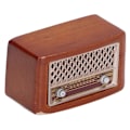 Miniatyrbillede 3 af 8: 1:12 Dukkehus Radio Miniature Retro Sød Radio Model Dekoration Tilbehør Børn Lader Som Om Legetøj
