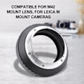 Miniatyrbillede 8 af 8: M42 LM Mount Adapter til M42 Mount Lens til Leica M Kamera til TECHART LM-EA7 Adapter